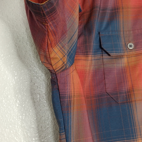 Kuhl Men's Plaid Outdoors Hiking Comfort Fit Casual Button Down Shirt Sz M - Picture 7 of 16